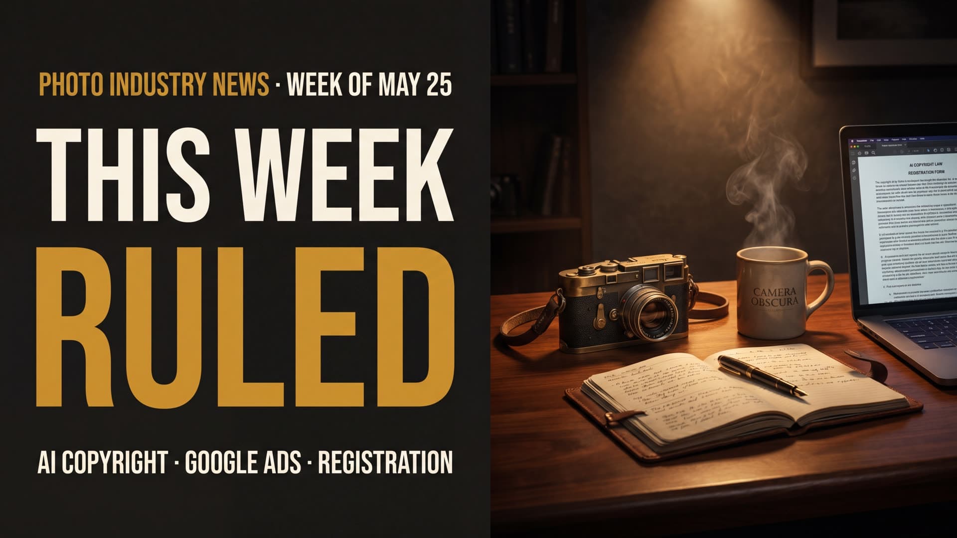 What changed for working photographers this week