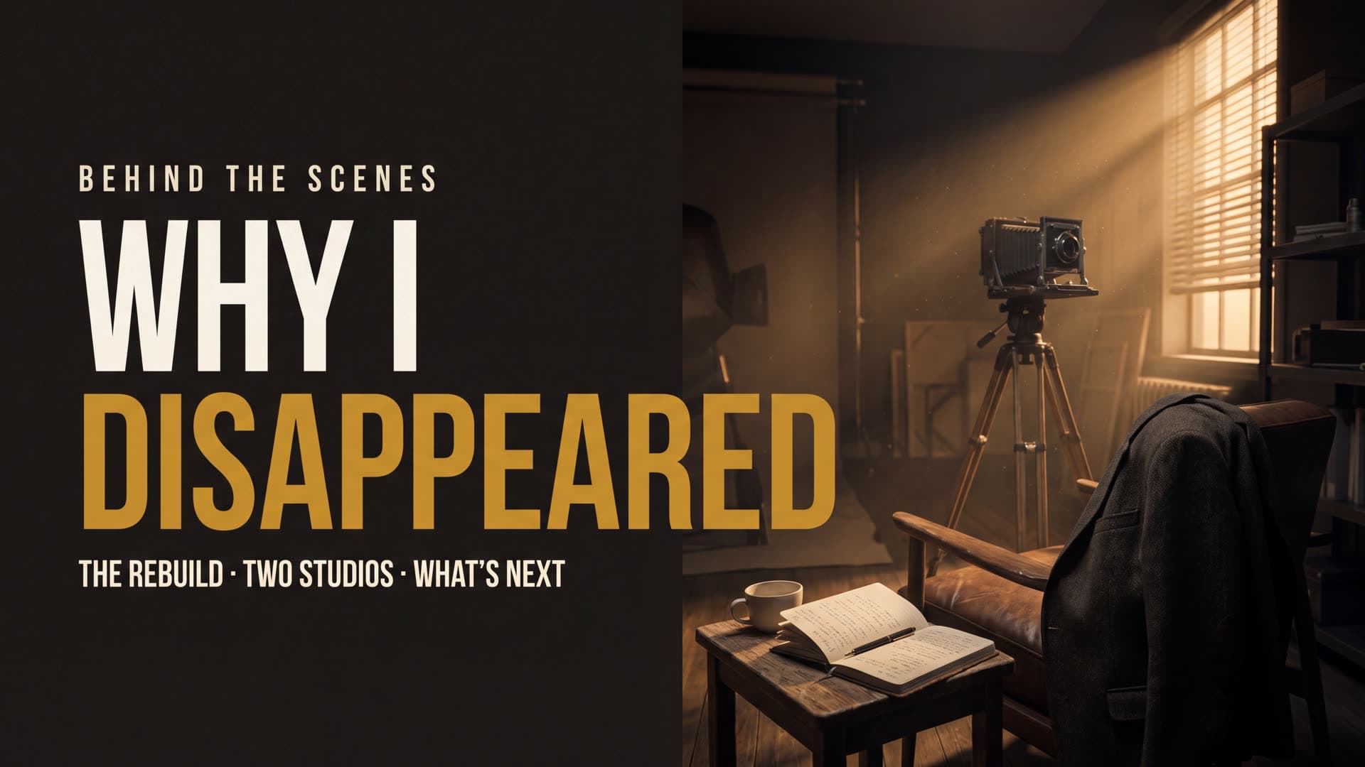 Why I disappeared, and what I'm building now