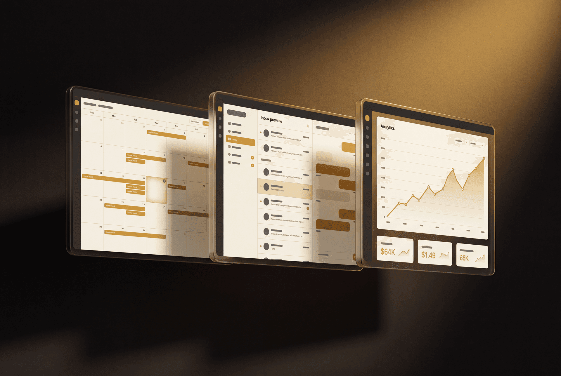 ElevateStudio dashboard. Calendar, payments, contracts, email, SMS, and funnels in one platform.
